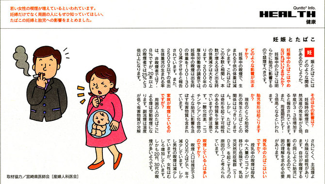 妊婦とたばこ